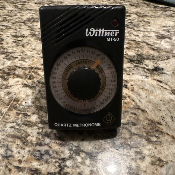 Wittner MT-50 Quartz Metronome Tested For Sound Light And Stand New Battery - Picture 1 of 4